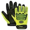 Viswerx Hi-Vis Mechanic Glove-Adj Wrist& Knuckle Guards LG 127-11042 - alternate 2